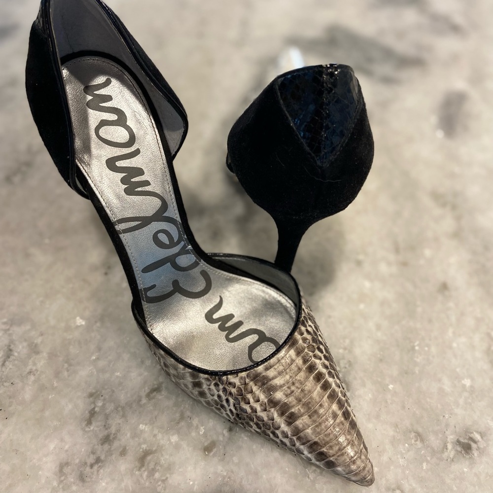 Beautiful Sam Edelman snake skin stilettos-Size 8-perfect condition-worn once!